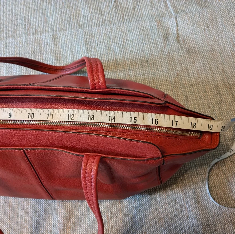 Tumi Leather Tote Shoulder Bag Like with Dust Bag - Picture 5 of 16